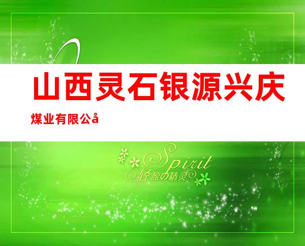山西灵石银源兴庆煤业有限公司
